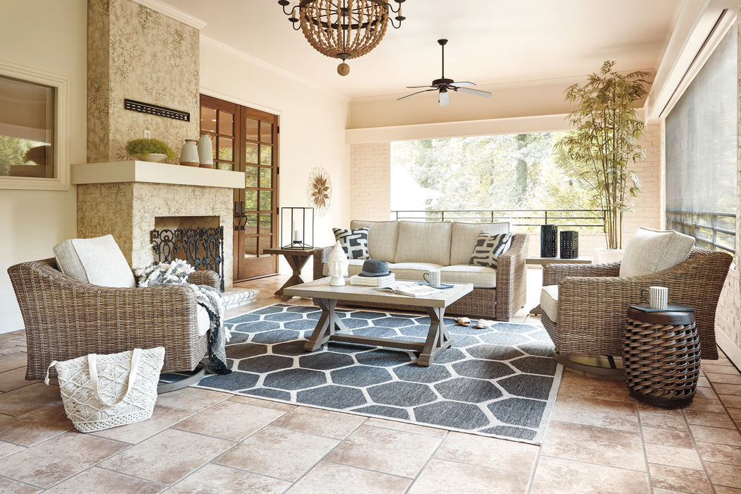 Beachcroft - Beige - 6 Pc. - Lounge Set - Tallahassee Discount Furniture (FL)
