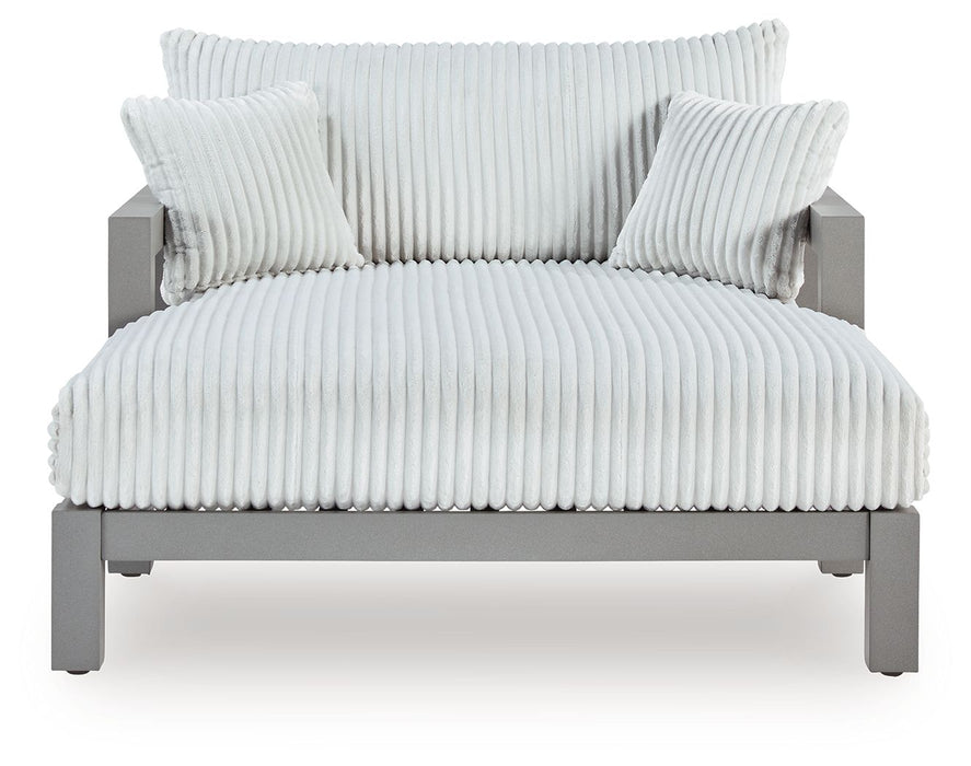 Hurley Park - Gray - Chaise Lounge With Cushion - Tallahassee Discount Furniture (FL)