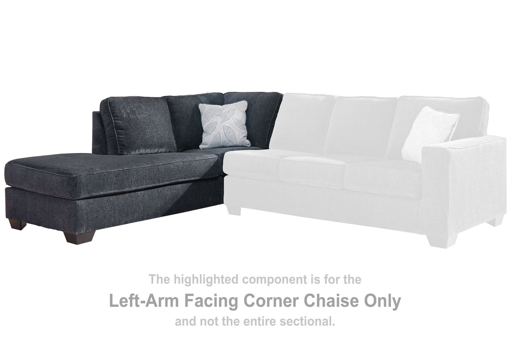 Altari - Slate - Laf Corner Chaise - Tallahassee Discount Furniture (FL)