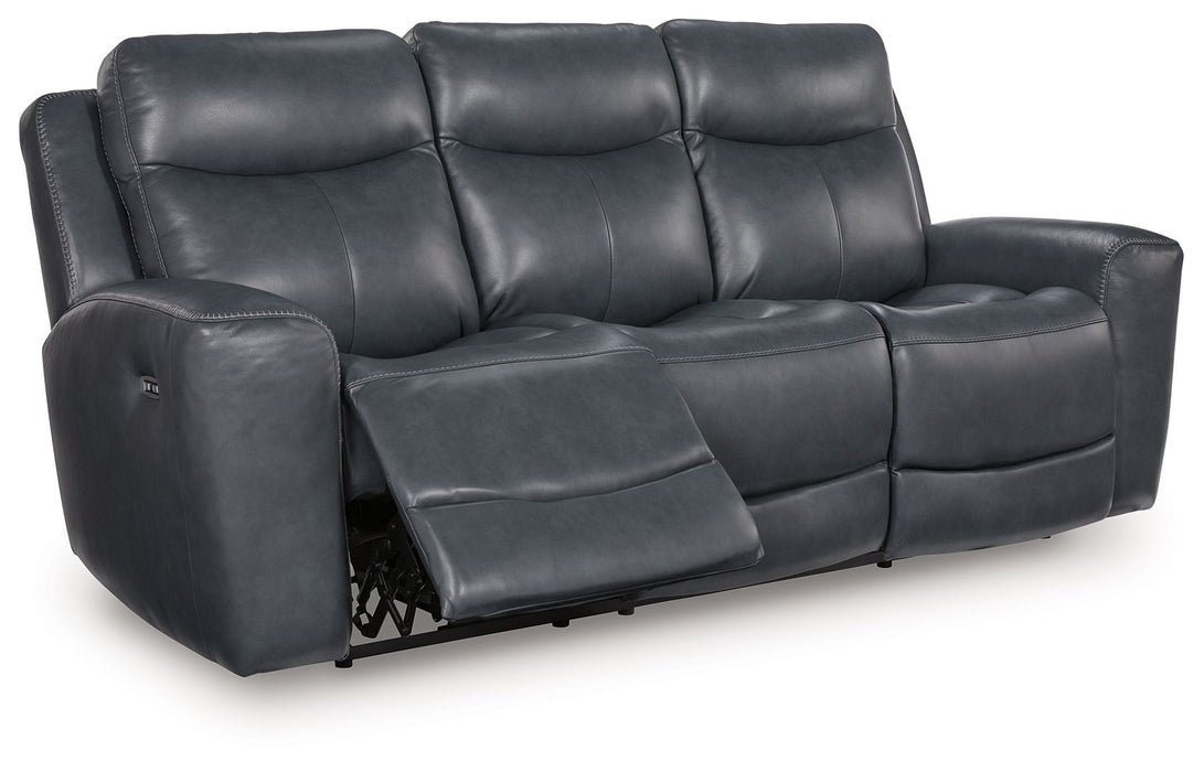 Next Move - Power Reclining Sofa With Adjustable Headrest - Tallahassee Discount Furniture (FL)