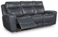 Next Move - Power Reclining Sofa With Adjustable Headrest - Tallahassee Discount Furniture (FL)