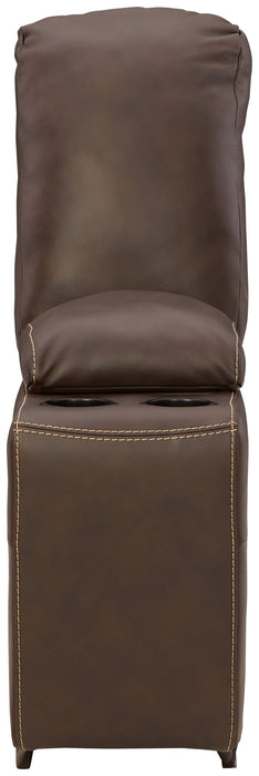 Dunleith - Chocolate - Console w/ Storage - Tallahassee Discount Furniture (FL)
