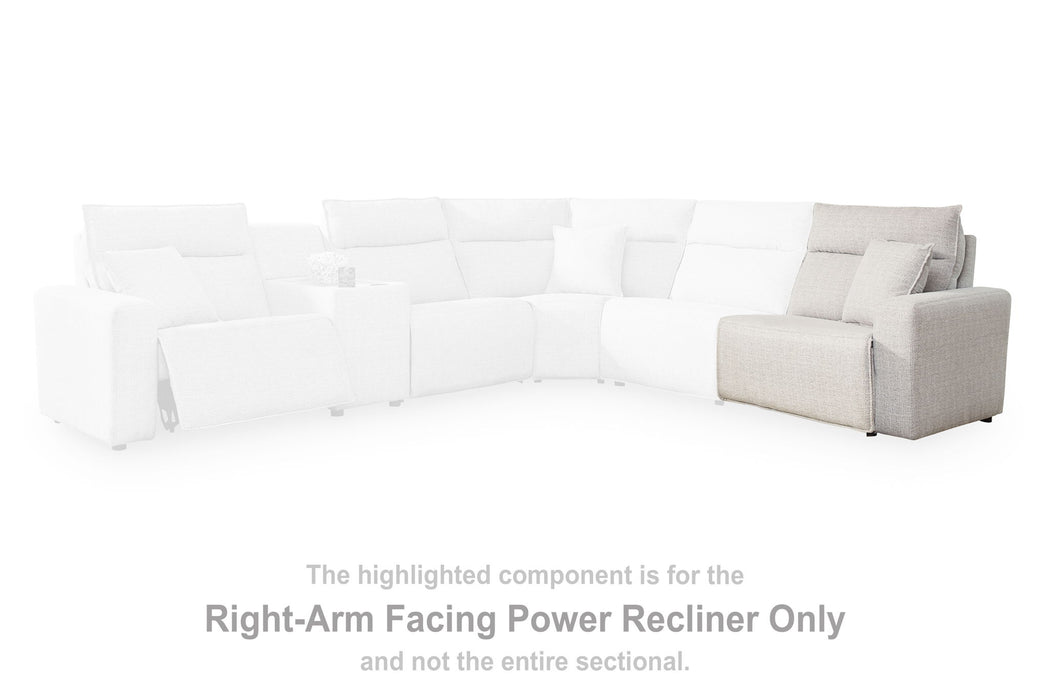 Modmax II - RAF Zero Wall Power Recliner - Stone - Tallahassee Discount Furniture (FL)