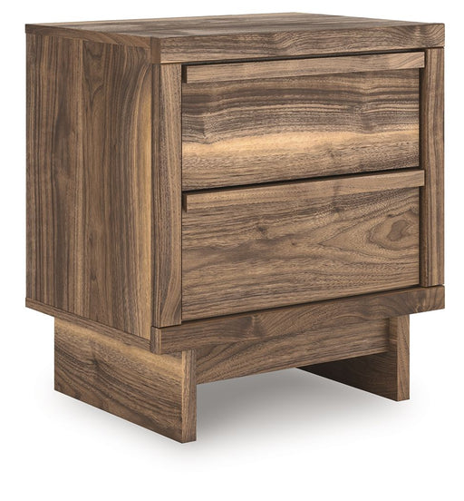 Chirason - Brown - Two Drawer Night Stand - Tallahassee Discount Furniture (FL)
