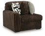 Midnight-Madness - LAF Corner Chair - Chocolate - Tallahassee Discount Furniture (FL)