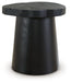 Wimbell - Black - Round End Table - Tallahassee Discount Furniture (FL)