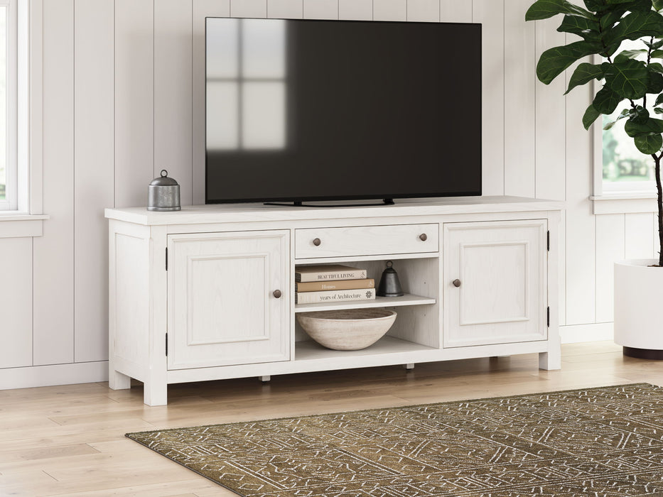 Robbinsdale - Extra Large TV Stand - Antique White - Tallahassee Discount Furniture (FL)