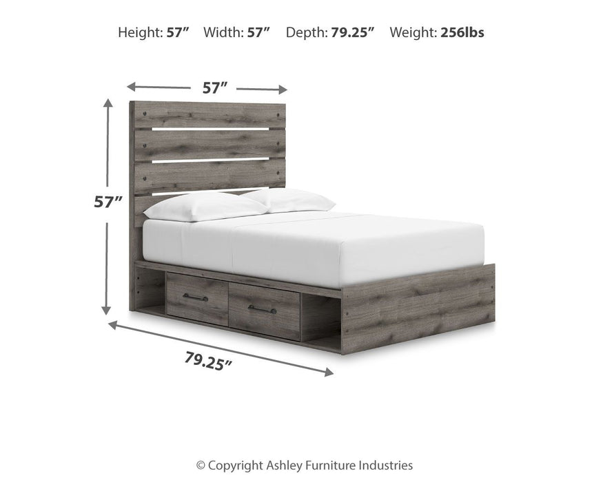 Graystorm - Panel Bed With Storage - Tallahassee Discount Furniture (FL)