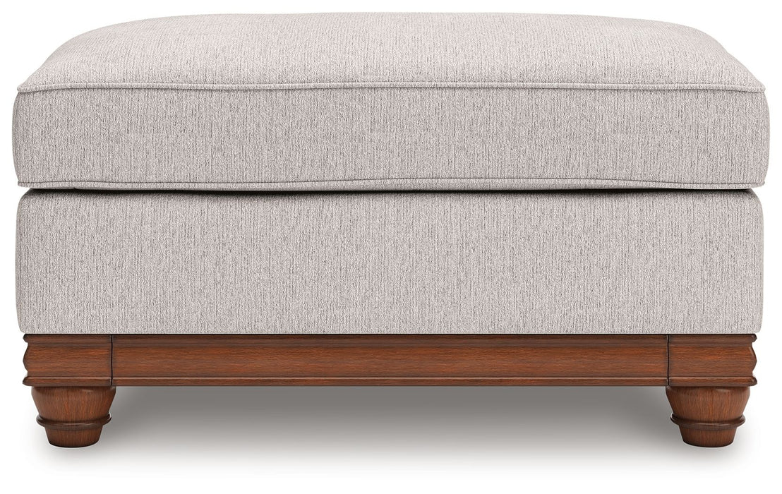 Clearbrooke - Sandstone - Ottoman - Tallahassee Discount Furniture (FL)