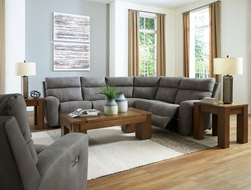 Next-Gen Durapella - Power Reclining Sectional Set - Tallahassee Discount Furniture (FL)