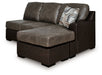 Castille Way - RAF Sofa Chaise - Fossil - Tallahassee Discount Furniture (FL)