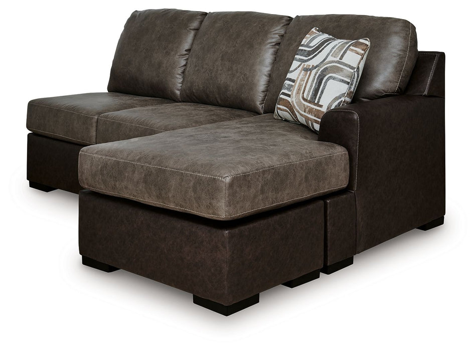 Castille Way - RAF Sofa Chaise - Fossil - Tallahassee Discount Furniture (FL)
