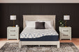 12 Inch Chime Elite 2.0 - White / Blue - California King Mattress - Tallahassee Discount Furniture (FL)