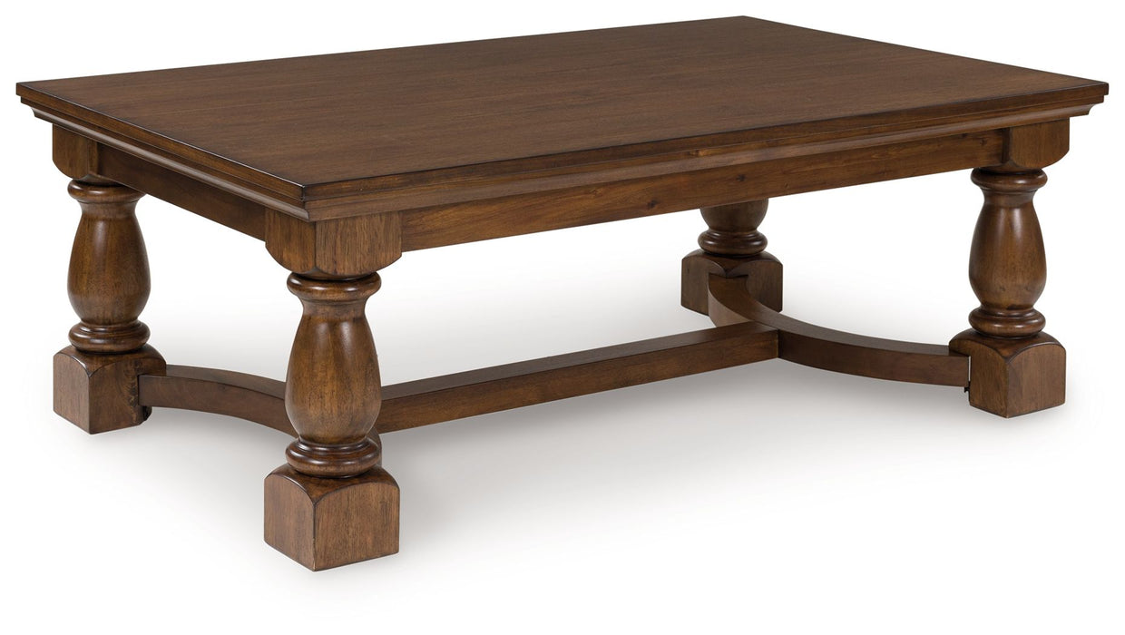 Sturlayne - Brown - Rectangular Cocktail Table - Tallahassee Discount Furniture (FL)
