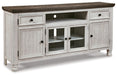 Havalance - Extra Large TV Stand - 4 Doors - Brown / Beige - Tallahassee Discount Furniture (FL)
