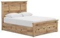 Makidern - Panel Storage Bed With 2 Under Bed Storage Units - Tallahassee Discount Furniture (FL)