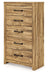 Maystonna - Five Drawer Chest - Brown - Tallahassee Discount Furniture (FL)