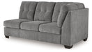 Marleton - Gray - Raf Sofa - Tallahassee Discount Furniture (FL)