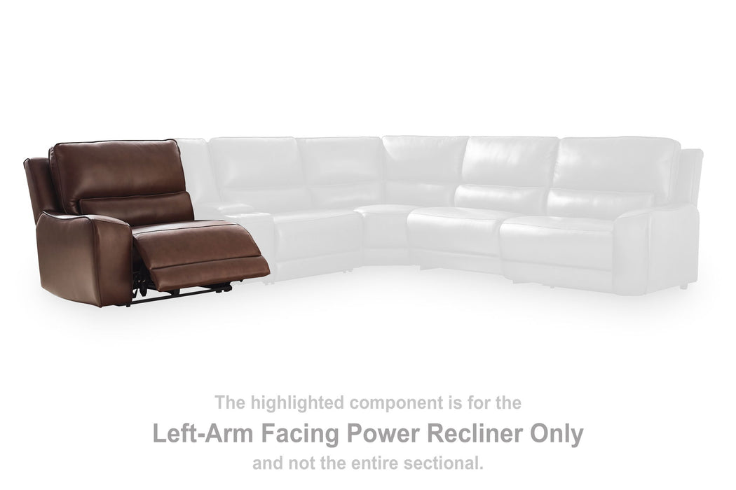 DeepWakes - LAF Zero Wall Power Recliner - Canyon - Tallahassee Discount Furniture (FL)