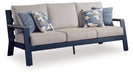 East Beach - Sofa With Cushion - Blue - Tallahassee Discount Furniture (FL)