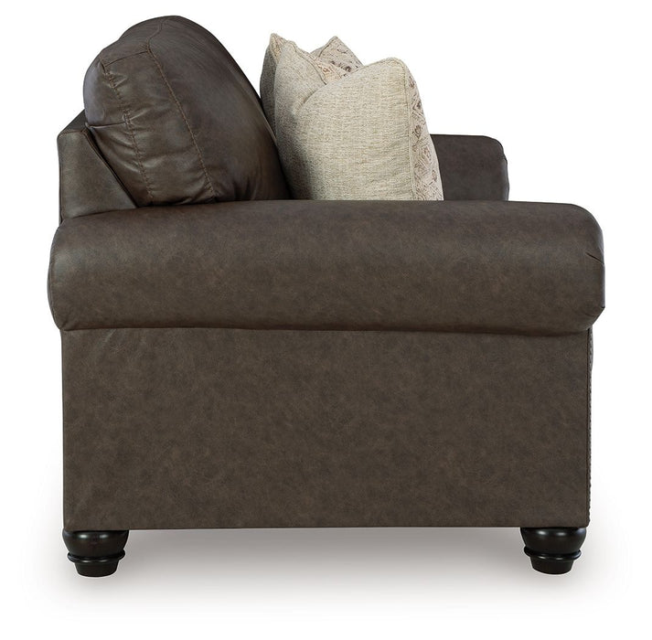 Roxmere - Umber - Loveseat - Tallahassee Discount Furniture (FL)
