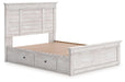 Makidern - Panel Storage Bed With 2 Under Bed Storage Units - Tallahassee Discount Furniture (FL)