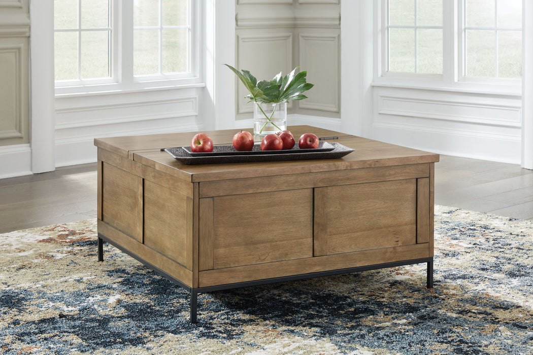 Torlanta - Brown - Lift Top Cocktail Table - Tallahassee Discount Furniture (FL)
