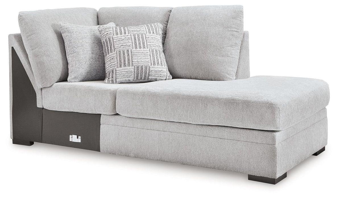 Gabyleigh - Nickel - Raf Corner Chaise - Tallahassee Discount Furniture (FL)