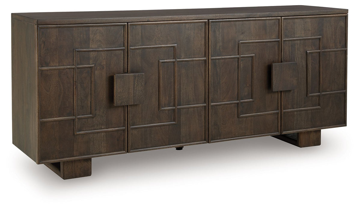 Cato - Dark Brown - Accent Cabinet - Tallahassee Discount Furniture (FL)