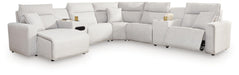 Modmax II - Reclining Sectional - Stone - Tallahassee Discount Furniture (FL)
