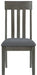 Hallanden - Black / Gray - Dining UPH Side Chair (Set of 2) - Tallahassee Discount Furniture (FL)