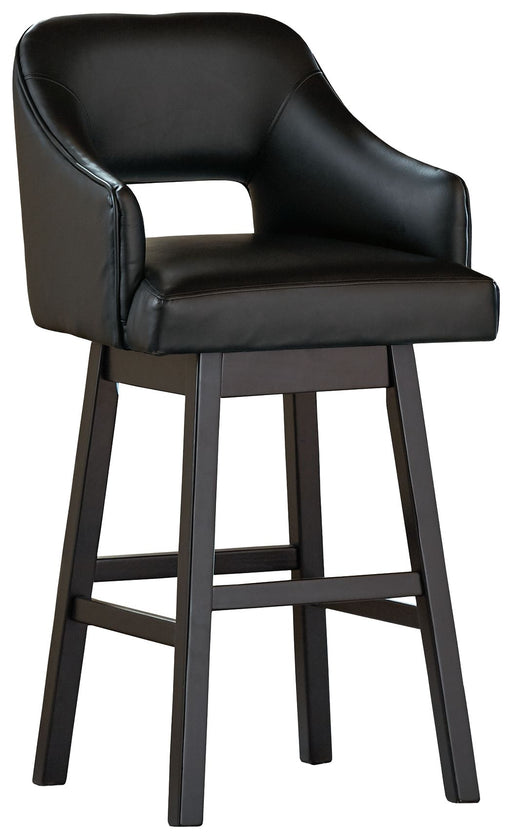 Tallenger - Upholstered Swivel Barstool (Set of 2) - Tallahassee Discount Furniture (FL)