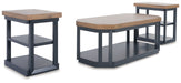 Landocken - Brown / Blue - Occasional Table Set (Set of 3) - Tallahassee Discount Furniture (FL)