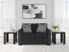 Jasmine Peaks - Loveseat - Coal - Tallahassee Discount Furniture (FL)