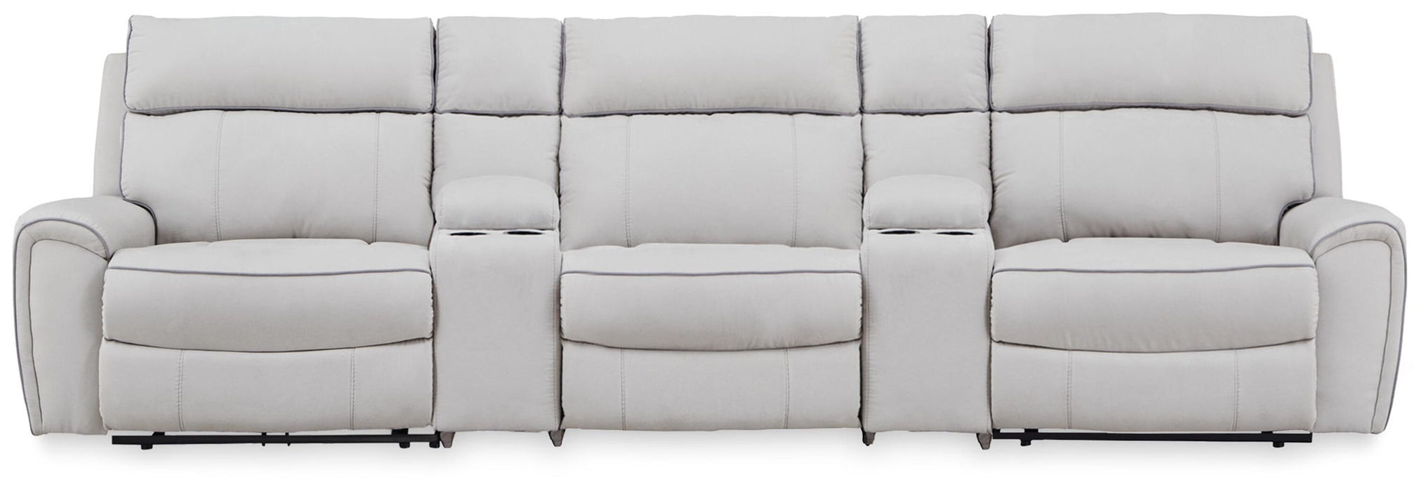 Social Pointe - Reclining Sectional - Tallahassee Discount Furniture (FL)