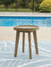 Marina Sun - Round End Table - Beige - Tallahassee Discount Furniture (FL)