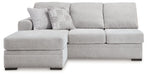 Gabyleigh - Nickel - Laf Sofa Chaise - Tallahassee Discount Furniture (FL)