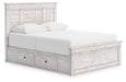 Makidern - Panel Storage Bed With Under Bed Storage Unit - Tallahassee Discount Furniture (FL)