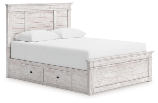 Makidern - Panel Storage Bed With Under Bed Storage Unit - Tallahassee Discount Furniture (FL)
