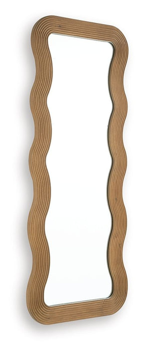Ellisonville - Brown - Floor Mirror - Tallahassee Discount Furniture (FL)
