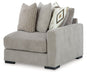 Aslan Court - Pebble - Raf Corner Chair - Tallahassee Discount Furniture (FL)