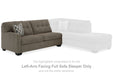 Mahoney - Chocolate - Laf Full Sofa Sleeper - Tallahassee Discount Furniture (FL)