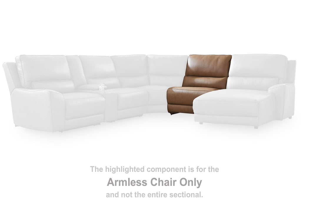 DeepWakes - Armless Chair - Caramel - Tallahassee Discount Furniture (FL)
