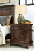 Porter - Dark Brown - Two Drawer Night Stand - Tallahassee Discount Furniture (FL)