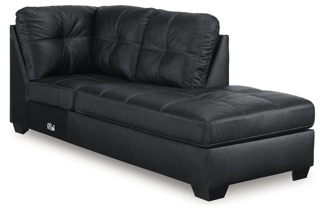 Barlin Mills - Carbon - Raf Corner Chaise - Tallahassee Discount Furniture (FL)