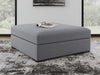 Bealton - Oversized Accent Ottoman - Salt And Pepper - Tallahassee Discount Furniture (FL)