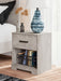 Shawburn - Gray - One Drawer Night Stand - Tallahassee Discount Furniture (FL)