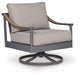 Ocean Beach - Swivel Lounge With Cushion - Gray - Tallahassee Discount Furniture (FL)