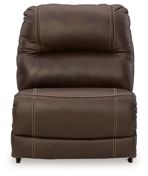 Dunleith - Armless Chair - Chocolate - Tallahassee Discount Furniture (FL)