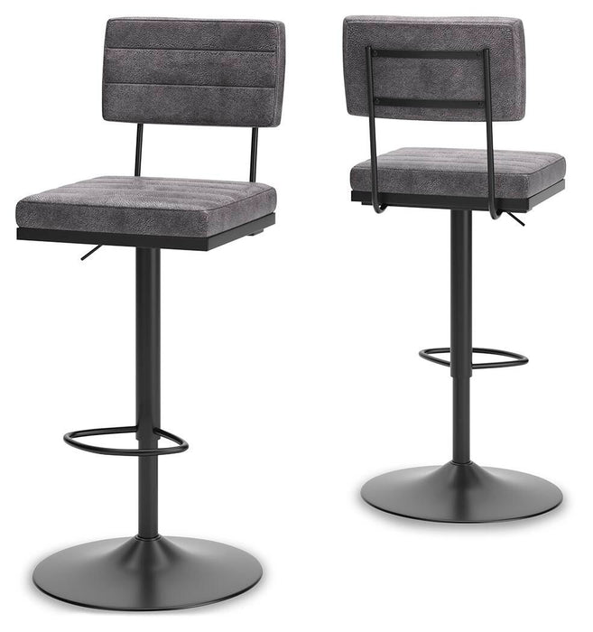 Strumford - Tall Swivel Barstool (Set of 2) - Tallahassee Discount Furniture (FL)